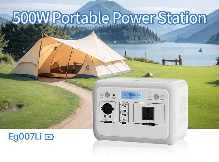 Wholesale 500W Portable Power Station LiFePO4 Pure Sine Wave (460.8Wh)