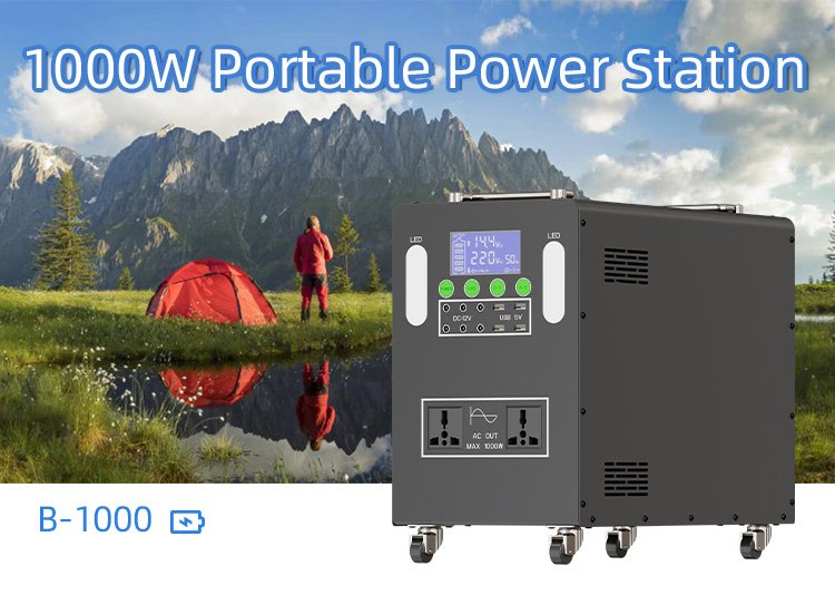 1000W Portable Power Station Lead-Acid Pure Sine Wave (12V 100Ah)